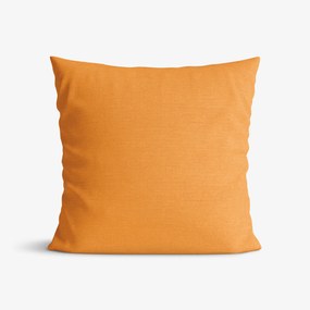 Goldea față de pernă decorativă loneta - mandarină 40 x 40 cm