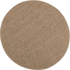 vidaXL Covoare de zonă Rotund AGIRA natural Ø 120 CM Poliester