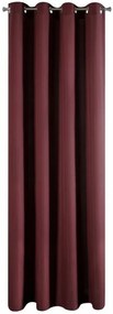 Draperii de lux culoarea bordo, cu grad mediu de umbrire 140 x 250 cm