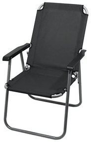 Scaun pliant pentru camping, gri