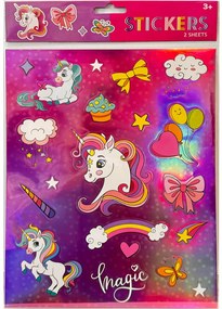 Unicorn Magic sticker holografic