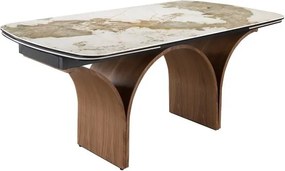Masa extensibila deosebita design LUX Marble 180-260x100cm