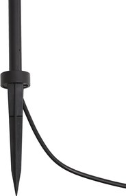 Spot modern de grădină 12V negru 10cm incl. LED IP65 - Lino