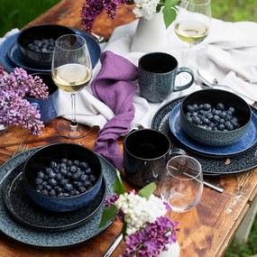 Mäser Set de veselă 16 piese FILIPPA – negru