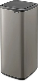 Coș de gunoi gri cu senzori de atingere din oțel 30 l Bo Touch – Brabantia