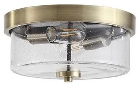 Plafoniera baie metal alama antique sticla IP44 Preston 2L