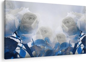 Tablou - Trandafir alb (90x60 cm)