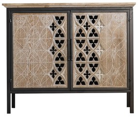 Bufet de bucatarie negru, lemn stil rustic DEPRIMO 17175 by Deprimo