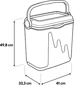 Geantă frigorifică Curver 20l verde-verde închis