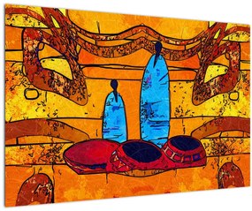 Tablou - Pictură străveche (90x60 cm)