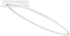 Lustra LED aplicata design modern minimalist KIKLOS alb