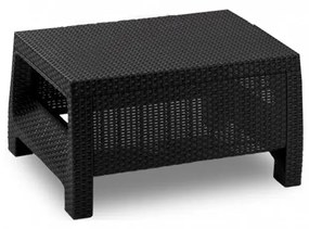 Set de mobilier de grădină Corfu Weekend Set, culoare grafit, cu perne gri deschis