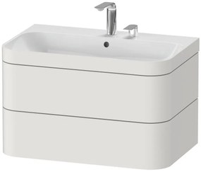 Duravit Happy D.2 lavoar cu dulap 77.5 cm alb HP4637E3939