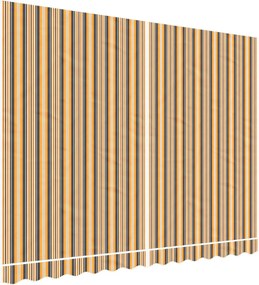 vidaXL Pânză de rezervă copertină, dungi multicolore, 3,5x2,5 m