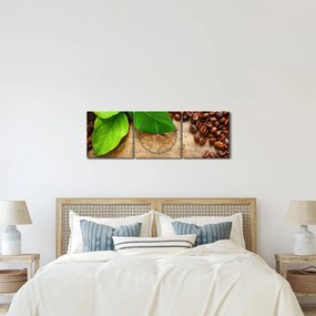 Tablou - Cafea (cu ceas) (90x30 cm)