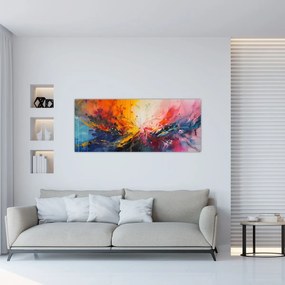 Tablou - Abstracție de culoare (120x50 cm)