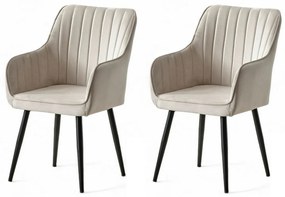 Set de scaune de sufragerie Nova Cream, 2 buc.