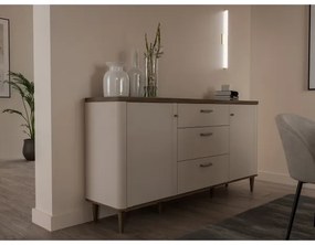 Comodă cu sertare VIRO maro/bej