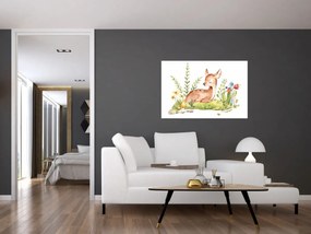 Tablou - Micuțul cerb (90x60 cm)