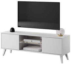 Masă TV Savoi II (cu iluminat) (alb). 1099032