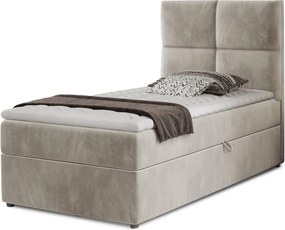Pat lemn masiv BoxSpring Rivia 90x200 Material Paros 02 Mobarta