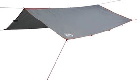 vidaXL Prelată de camping, gri și portocaliu, 360x294 cm, impermeabilă