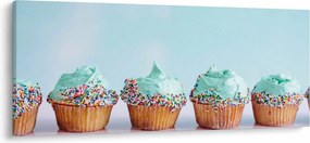 Tablou cu cupcakes (120x50 cm)