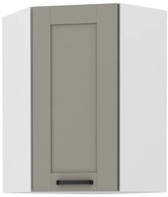 Dulap superior de bucătărie de colț Lucid 58 x 58 GN 90 1F (claygrey + alb). 1045454