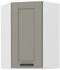 Dulap superior de bucătărie de colț Lucid 58 x 58 GN 90 1F (claygrey + alb). 1045454