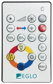 Eglo 97577 - Plafonieră LED reglabilă SILERAS, 21 W, 230 V, Ø 45 cm