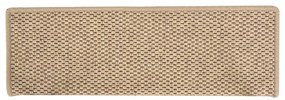Covorase scari autoadezive 15 buc nisipiu 65x25 cm aspect sisal 15, Nisip, 65 x 25 cm