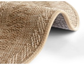 Covor adecvat interior/exterior NORTHRUGS Almendro, Ø 160 cm, bej