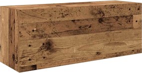 vidaXL Dulap perete de baie, lemn vechi, 80x25x30 cm, lemn prelucrat
