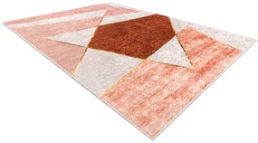 MIRO 52097.802 covor lavabil Geometric anti-alunecare - roz