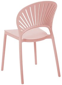 Set 4 buc scaune de sufragerie Ostza (roz). 1081822