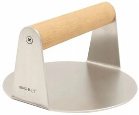 Burger Press Kinghoff KH 1878, Oțel inoxidabil, Ușor de spălat, Diametru 11,4 cm, Inox