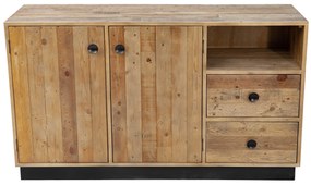 Comoda din lemn de pin Old Pine 80 cm