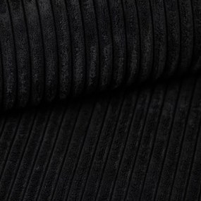 Coltar in forma de U SMART COSARO 295x140 cm, negru