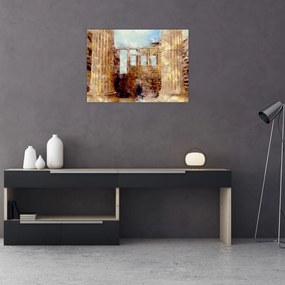 Tablou pe sticlă - Erechtheion, Atena, Grecia (70x50 cm)