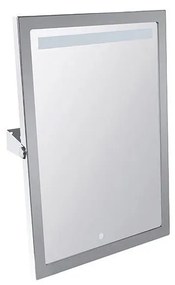 Oglindă 40x60 cm, oțel inoxidabil/argintiu