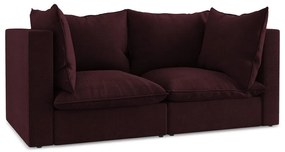 Canapea burgundy 180 cm Manao – Makamii