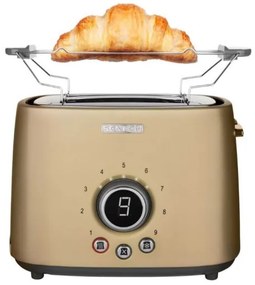 Prăjitor de pâine cu două fante și funcție de încălzire Sencor 1000W/230V bej