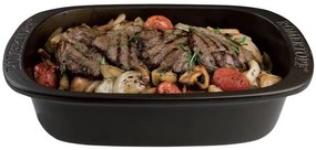 Forma Vas Cuptor Romertopf Vulcano Neagra Cuptor ( Mare 4-6 persoane)