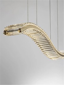 Lustra LED suspendata cristal design elegant AURELIA 40W
