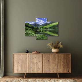 Tablou - Peisaj cu un lac (90x60 cm)
