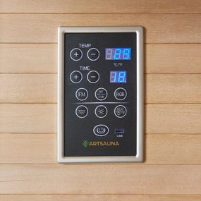 Infračervená sauna Kiruna 90 s duálnou technológiou