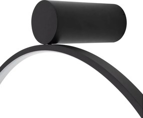 Aplica circulara LED IP44 diametru 60cm Visual negru