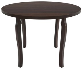 Masa living poli3 o, nuc, 100 x 100 x 76 cm, lemn masiv de pal/fag