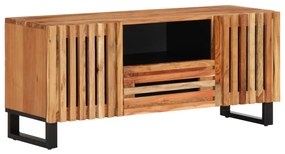 377505 vidaXL Dulap TV, 100x34x46 cm, lemn masiv de acacia