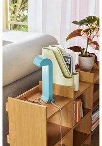 Bibliotecă în culoare naturală cu aspect de lemn de stejar 120x70x32 cm Momentum – Hübsch